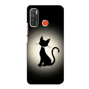 Чохол з принтом для TECNO Spark 5 Pro (AlphaPrint) Модні коти (Силует котика)