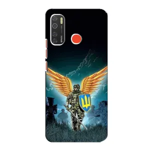 Чехлы с картинкой ЗСУ для TECNO Spark 5 Pro (AlphaPrint) (Солдат ЗСУ)