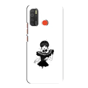 Чехлы Венсдей на TECNO Spark 5 Pro Уэнсдей (AlphaPrint) (танец Уэнздей)