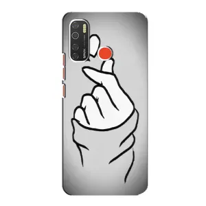 Чохол з принтом «Значок Love» для TECNO Spark 5 Pro