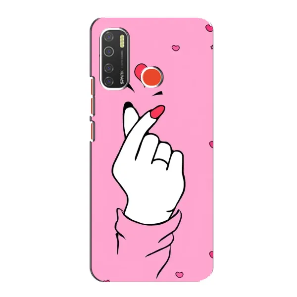 Чохол з принтом «Знак Love» для TECNO Spark 5 Pro Чохол з принтом «Знак Love» для TECNO Spark 5 Pro