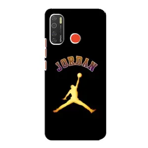 Чехлы для TECNO Spark 5 - с картинкой JORDAN (AlphaPrint) (Jordan Gold)