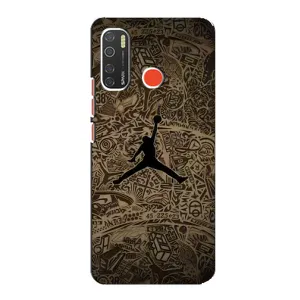 Чехлы для TECNO Spark 5 - с картинкой JORDAN (AlphaPrint) (Logo Jordan)