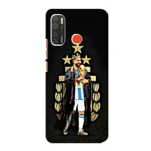 Чохли для TECNO Spark 5 (Leo чемпіон) (AlphaPrint) (Мессі Король)