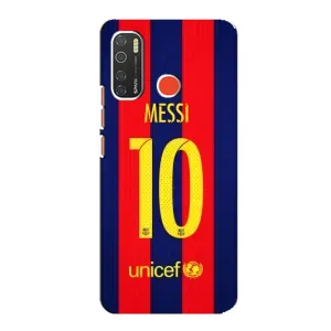 Чехлы Месси для TECNO Spark 5 (AlphaPrint) (Messi Barca 10)