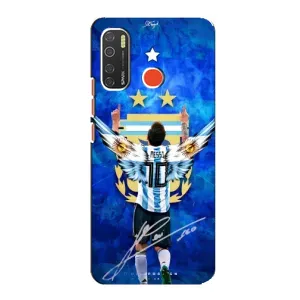 Чохли для TECNO Spark 5 (Leo чемпіон) (AlphaPrint) (Мессі збірна)