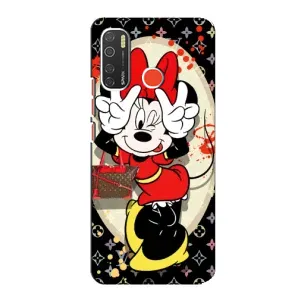 Чохол Disney Mouse TECNO Spark 5 (PREMIUMPrint) (Мінні peace)