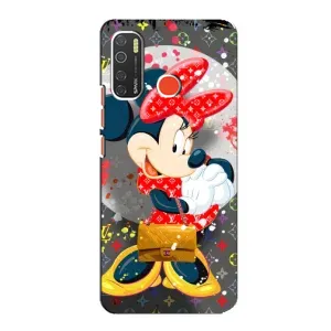 Чохол Disney Mouse TECNO Spark 5 (PREMIUMPrint) (Minni з бантіком)