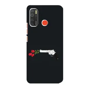 Чехлы (ART) Цветы на TECNO Spark 5 (VPrint) (Неочікувані квіти)