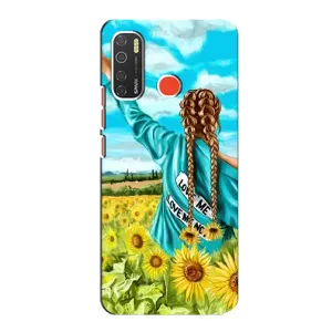 Чохол для Патріота України TECNO Spark 5 - (AlphaPrint) (Україночка)