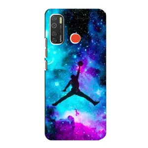 Чехлы для TECNO Spark 5 - с картинкой JORDAN (AlphaPrint) (Яркий Джордан)