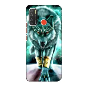 Защитные чехлы для Техно Спарк 5 (AlphaPrint) (ХИТ продаж) ВОЛК