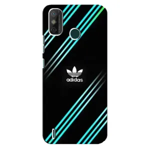 Чохли Адидас для TECNO Spark 6 GO (KE5) (AlphaPrint) (Адідас з полосами)