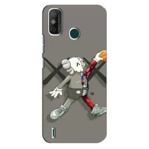 Чехлы для TECNO Spark 6 GO (KE5) - Bearbrick Louis Vuitton (PREMIUMPrint) (Беарбрик Джордан)