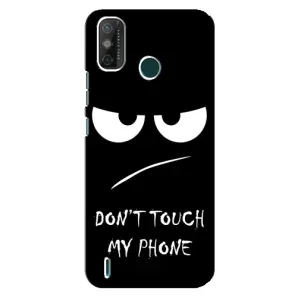 Чехол для Техно Спарк 6 ГО - (AlphaPrint) с печатью (ТОП продаж) (Dont Touch)