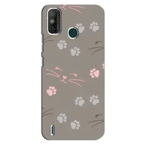 Чохол з малюнком кіт на TECNO Spark 6 GO (KE5) (Лапи і вуса)