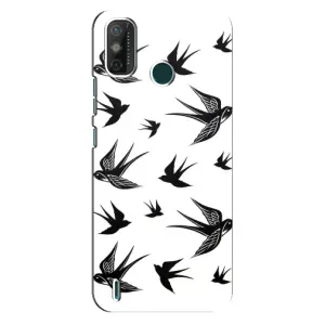 Чохол з пташками на TECNO Spark 6 GO (KE5) (VPrint) (Ластівки)