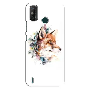 Чохли з картинкою Лисичка для TECNO Spark 6 GO (KE5) (VPrint) (Лиса в квітах)