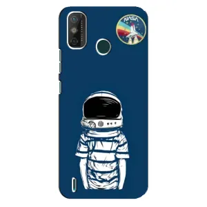 Чехол NASA для TECNO Spark 6 GO (KE5) (AlphaPrint) (Мальчик в шлеме)