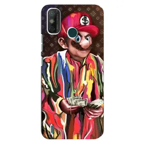 Брендновые Чехлы для TECNO Spark 6 GO (KE5) - (PREMIUMPrint) (Mario LV)