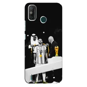 Чохли для TECNO Spark 6 GO (KE5) (Leo чемпіон) (AlphaPrint) (Мессі коронований)