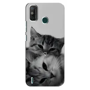 Чохол з малюнком кіт на TECNO Spark 6 GO (KE5) (Пара котів)