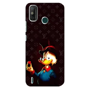Чехлы для TECNO Spark 6 GO (KE5) - Скрудж МакДак Louis Vuitton (PREMIUMPrint) (Скрудж с бриллиантом)