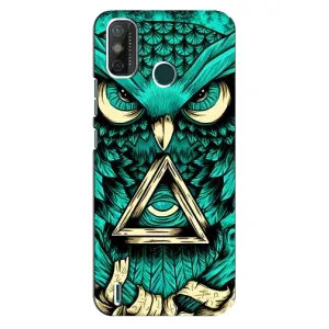 Чохол з пташками на TECNO Spark 6 GO (KE5) (VPrint) (Сова з оком)