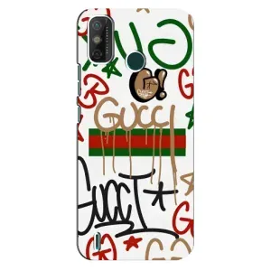 Брендновые Чехлы для TECNO Spark 6 GO (KE5) - (PREMIUMPrint) (Стиль GUUCI)