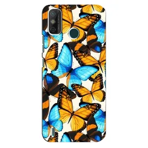 Чохол з принтом для ТЕКНО Spark 6 GO (KE5) - (Прикольні) (AlphaPrint) (Яскраві метелики)
