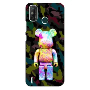 Чехлы для TECNO Spark 6 GO (KE5) - Bearbrick Louis Vuitton (PREMIUMPrint) (Яркий Bearbrick)