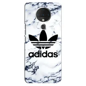 Чохли Адидас для TECNO Spark 6 (AlphaPrint) (Адідас на мраморі)