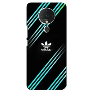 Чохли Адидас для TECNO Spark 6 (AlphaPrint) (Адідас з полосами)