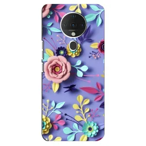 Чехлы с Цветами для TECNO Spark 6 (VPrint) (Цветочный дизайн)