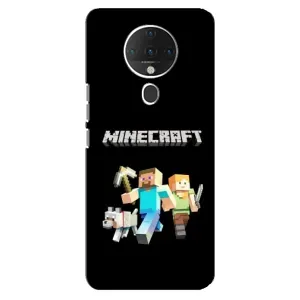 Чохол Майнкрафт на TECNO Spark 6 (AlphaPrint) Minecraft (герої Minecraft)