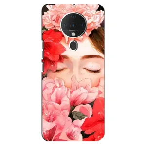Чехлы (ART) Цветы на TECNO Spark 6 (VPrint) (Очі в квітах)
