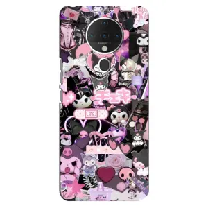Чехол с кроликом Куроми на TECNO Spark 6 (Коллаж Куроми)