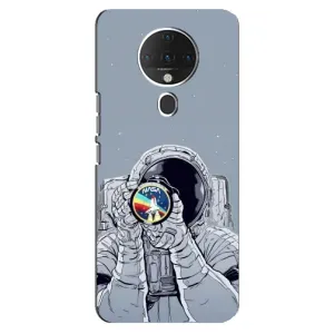 Чехол NASA для TECNO Spark 6 (AlphaPrint) (Космонавт фото)