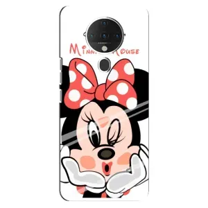 Міккі Маус чохол для TECNO Spark 6 (AlphaPrint - Мультяшні) (Маус Мінні)