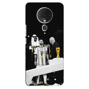 Чохли для TECNO Spark 6 (Leo чемпіон) (AlphaPrint) (Мессі коронований)