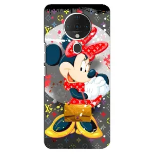 Чохол Disney Mouse TECNO Spark 6 (PREMIUMPrint) (Minni з бантіком)