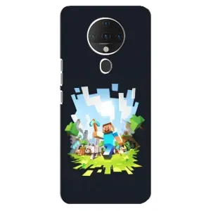 Чохол Майнкрафт на TECNO Spark 6 (AlphaPrint) Minecraft (персонажі Minecraft)