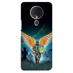 Чехлы с картинкой ЗСУ для TECNO Spark 6 (AlphaPrint) (Солдат ЗСУ)