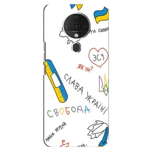 Чехлы Доброго вечора, ми за України для Техно Спарк 6 (AlphaPrint) (Стикер)