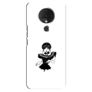 Чехлы Венсдей на TECNO Spark 6 Уэнсдей (AlphaPrint) (танец Уэнздей)