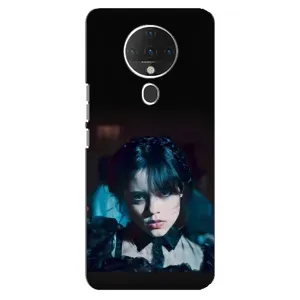 Чехлы Венсдей на TECNO Spark 6 Уэнсдей (AlphaPrint) (взгляд Уэнздей)