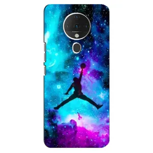 Чехлы для TECNO Spark 6 - с картинкой JORDAN (AlphaPrint) (Яркий Джордан)