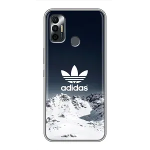 Чехлы Адидас для TECNO Spark 7 (KF6n) (AlphaPrint) (Адидас в горах)