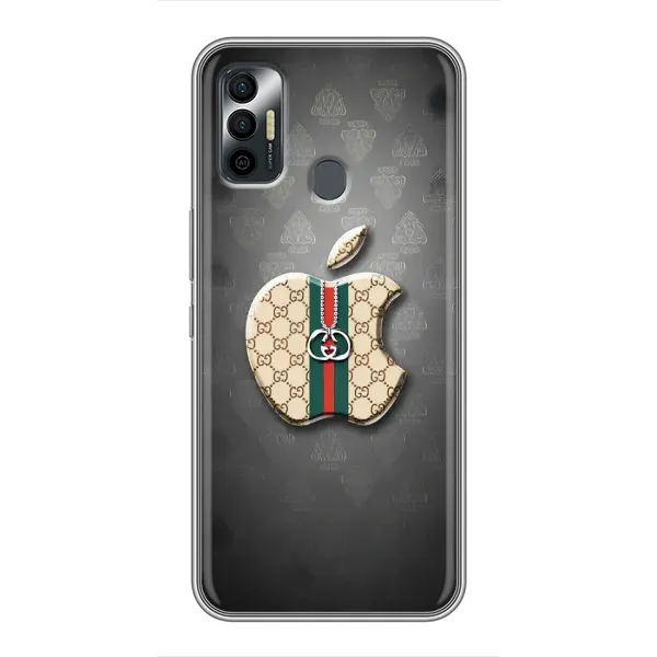 Чохол з принтом «Apple gucci» для TECNO Spark 7 (KF6n) Чохол з принтом «Apple gucci» для TECNO Spark 7 (KF6n)