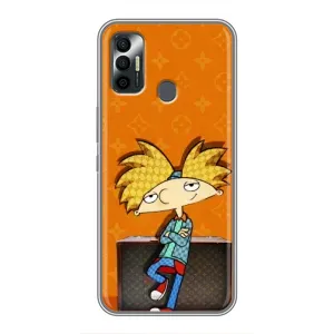 Бренднові Чохли для TECNO Spark 7 (KF6n) - (PREMIUMPrint) (Арнольд)